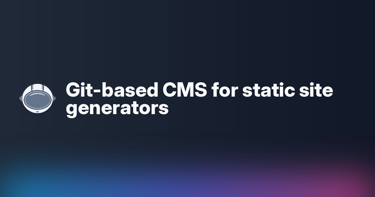 Spinal is a Git based CMS for static site generators like Jekyll 11ty Spinal is a Git based CMS for static site generators like Jekyll 11ty
